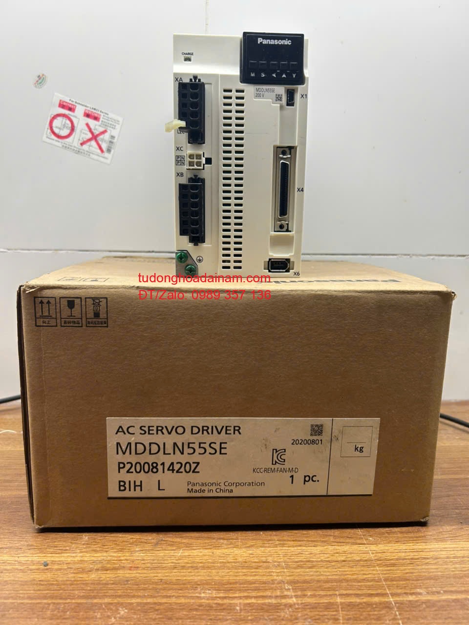 Bộ Điều Khiển Servo Panasonic A6 MDDLN55SE 1,5KW 220 VAC