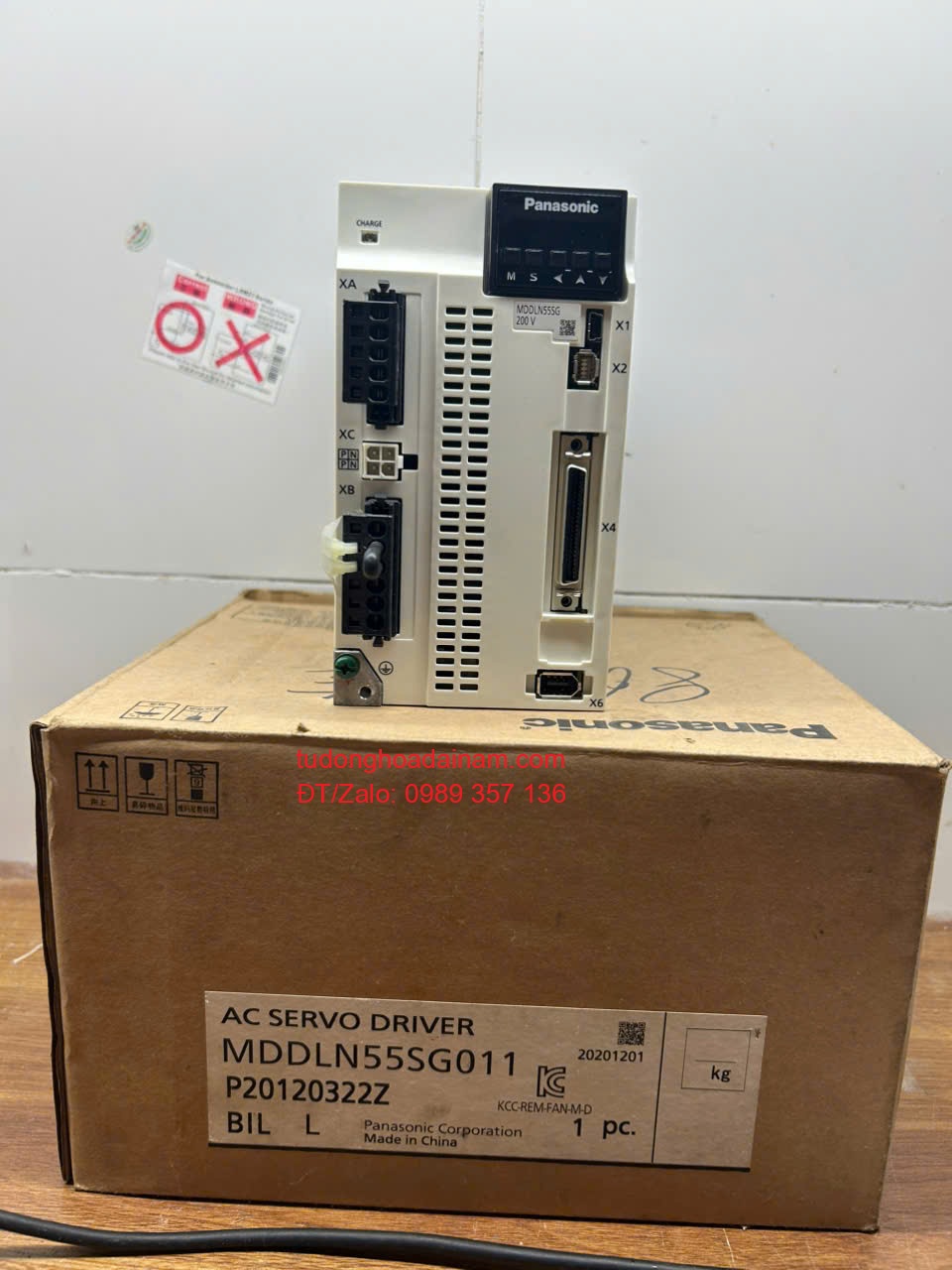 Bộ Điều Khiển Servo Panasonic A6 MDDLN55SG011 1,5KW 220 VAC