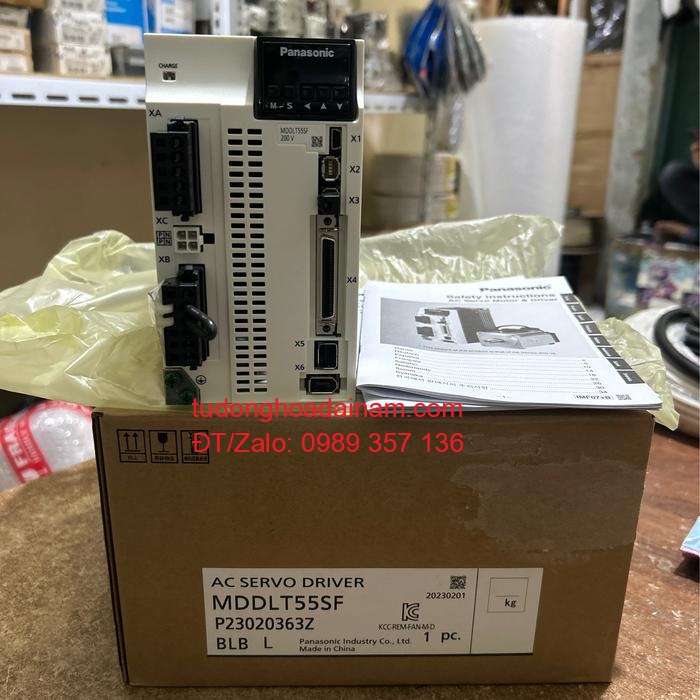 Bộ Điều Khiển Servo Panasonic A6 MDDLT55SF 1,5KW 220 VAC